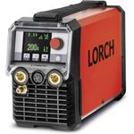 Lorch MicorTIG 200 DC ControlPro, Tragbares WIG-Schweißgerät mit Pulsfunktion, 5-200A, robust und sturzsicher bis 80 cm