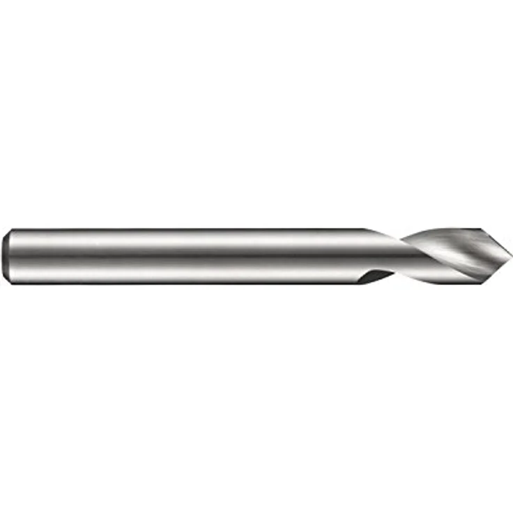 Dormer R12310.0 Hartmetall 90° kurze Spektivbohrer, präziser Spitzenwinkel, helle Oberfläche, 10,00 x 89 mm