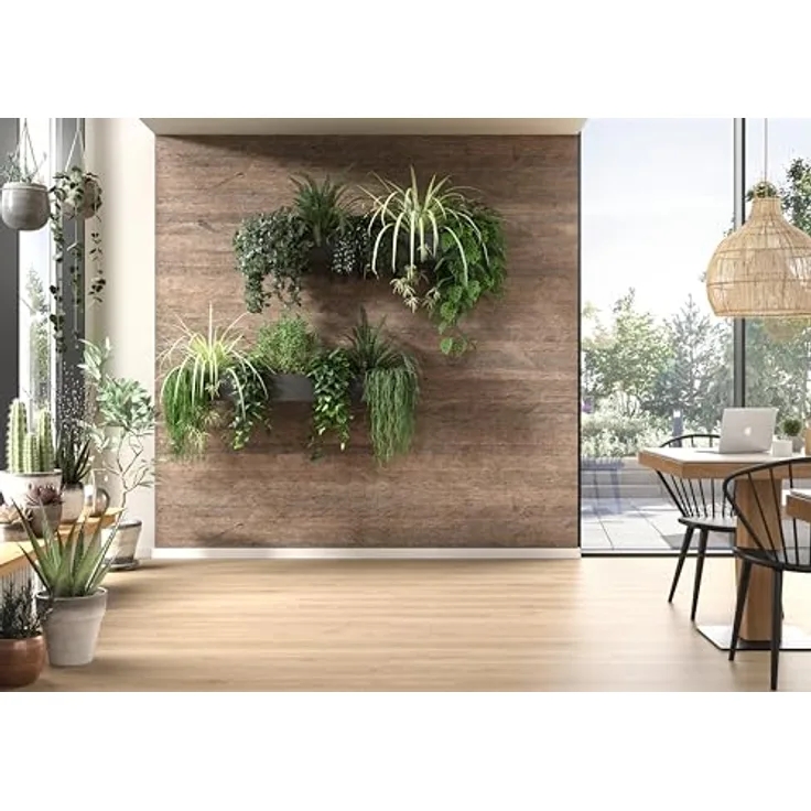 EGGER DecoWall Annaba Eiche Natur, 3D-Wandpaneele aus umweltschonendem OSB, fugenlose Verlegung, 1250 mm x 660 mm, neue Versandverpackung
