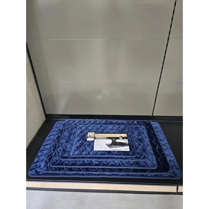 Flamingo Kissen für Hunde Weimar rechteck blau - 116x69x2cm - Waschbar - Rutschfester Boden – Bild 5