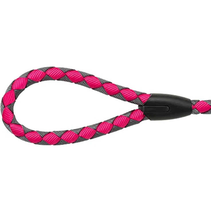 TRIXIE Hundeleine Cavo Leine L–XL, 1,00 m ø 18 mm in fuchsia/grafit - kurze Führleine für den Hund mit guter Kontrolle - für große bis sehr große Hunde - 144211 – Bild 3
