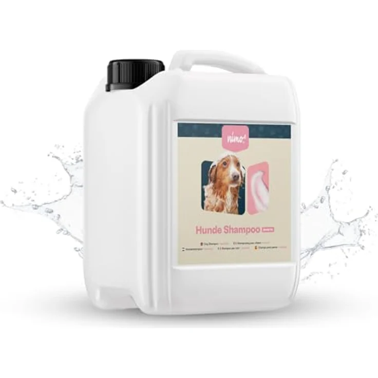 nimo Tiershampoo Hunde Shampoo sensitiv, 2500 ml, gegen Juckreiz und Trockenheit, für empfindliche Haut – Bild 1