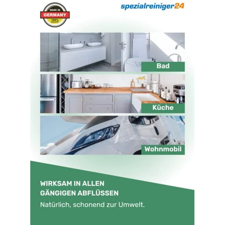 dipure Mikrobiologischer Abflussreiniger - 1 Liter Flasche (Abfluss-Frei, Rohrreiniger) – Bild 3