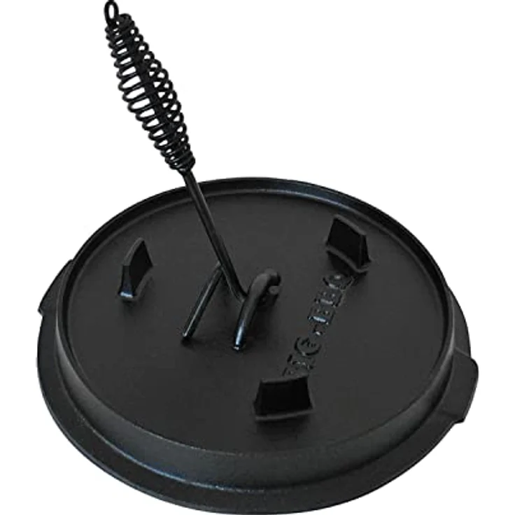 ToCi Grilltopf Deckelheber für Dutch Oven Feuertopf - Schürhaken aus Metall 34cm lang, (1-tlg), Feuerfest – Bild 2