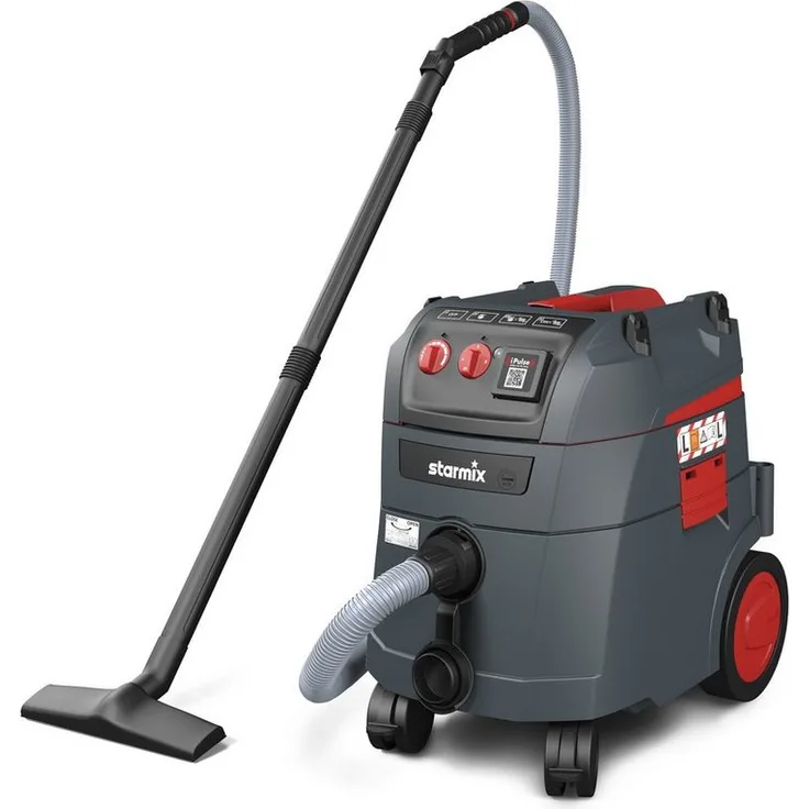 Starmix Nass- und Trockensauger IPULSE L-1635 BASIC 1600W, Hochleistungs Baustellensauger mit intelligenter Filterreinigung