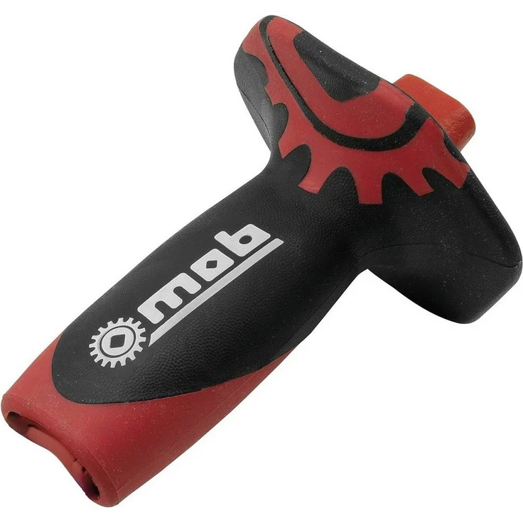 MOB Universal Meißelhandschutz, ergonomisch und robust, Schwarz/Rot