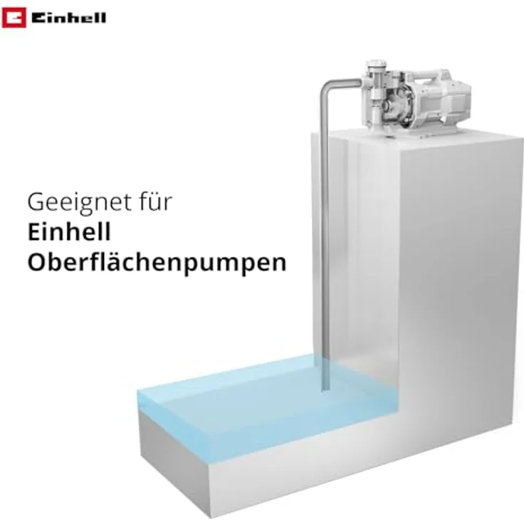 Einhell Saugschlauch 7 m aus Kunststoff (Pumpen-Zubehör, 7 m Länge, Kunststoffanschluss 42 mm 1 1-4 Zoll IG) – Bild 3