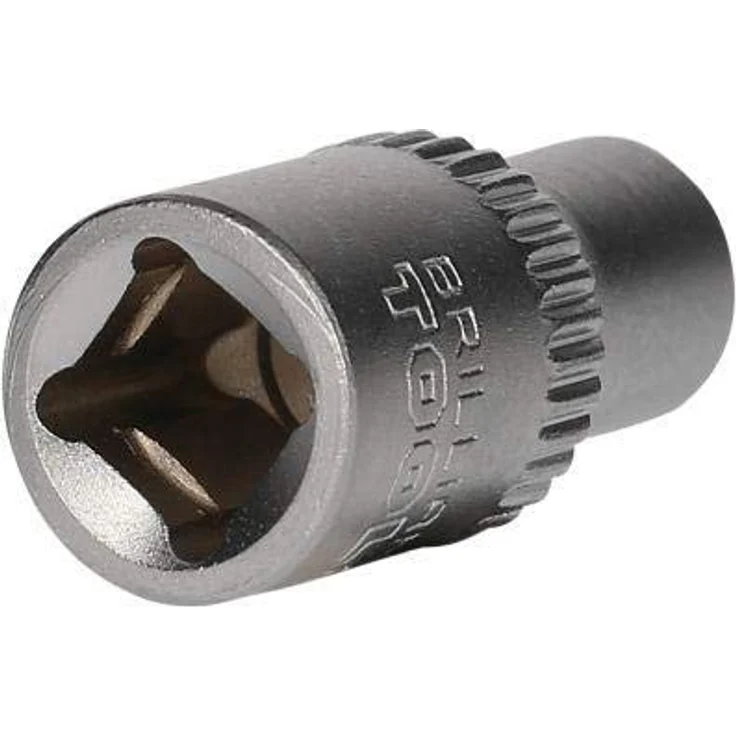Brilliant Tools Torx-E-Stecknuss E7, 1/4" Innenvierkant-Antrieb, 25 mm, Chrom-Vanadium-Stahl – Bild 4