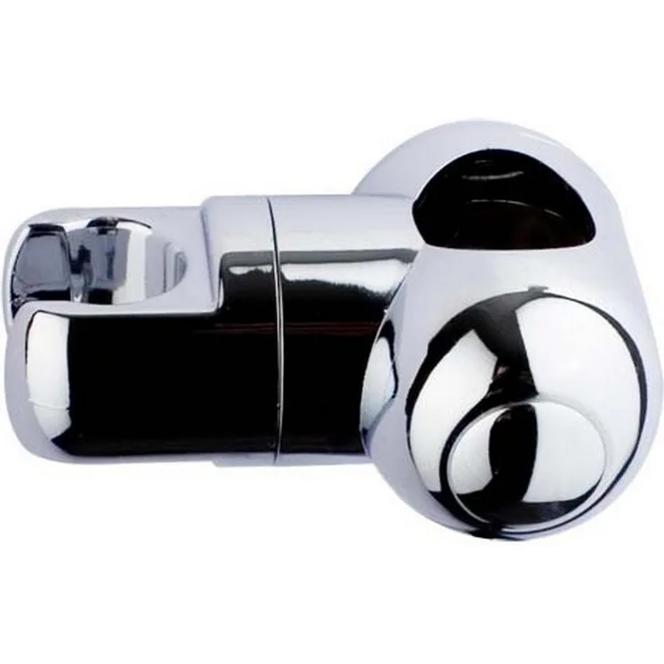Euroshowers GmbH Brausehalter Chrom, Höhenverstellbar für Ø25 mm Brausestangen, verschiebbar