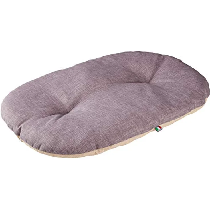 Kerbl 80356 Liegekissen Loneta, 82 x 57 cm, grau/gelb