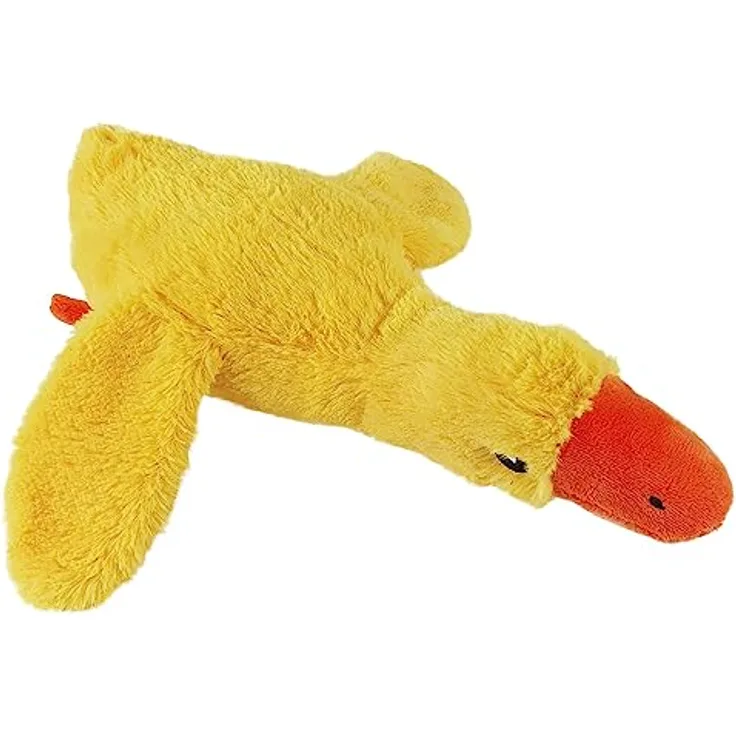 Nobby Plüschente Emmy, 25 cm, Softplüsch mit Squeaker und Knisterflügel