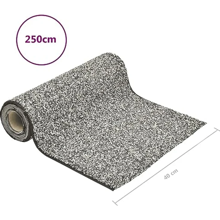 vidaXL Steinfolie Grau 250x40 cm – Bild 3