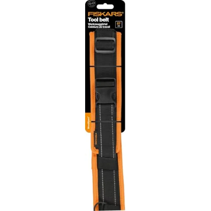 Fiskars WoodXpert Werkzeuggürtel, Schwarz/Orange, Ergonomischer Tragekomfort, 122 cm, hohe Langlebigkeit – Bild 5