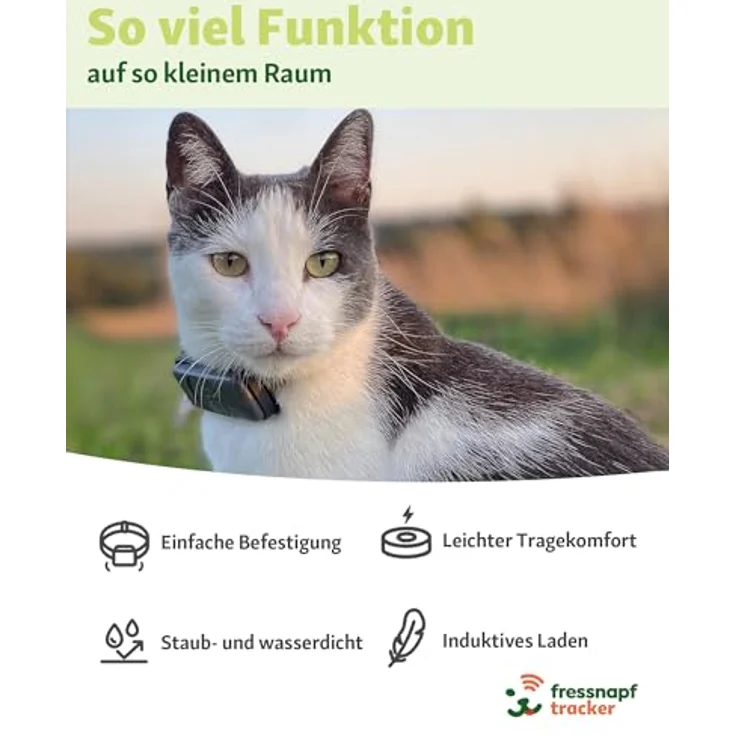 Fressnapf GPS Tracker für Katzen - 2. Generation - Ohne ABO - Ortung ohne Entfernungsbegrenzung - Aktivitätserkennung & Gesundheitsfunktion - Katzenfreundliches Design – Bild 5