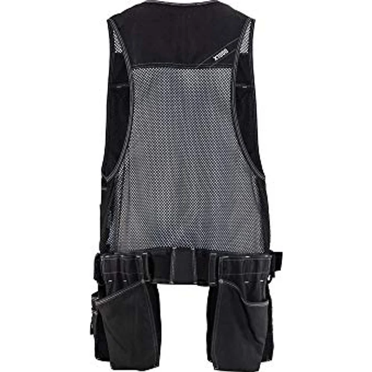 Blaklader 31191310 WAISTCOAT, Schwarz, grootte L, Arbeitsweste mit praktischen Taschen und reduzierter Schulterverspannung – Bild 3