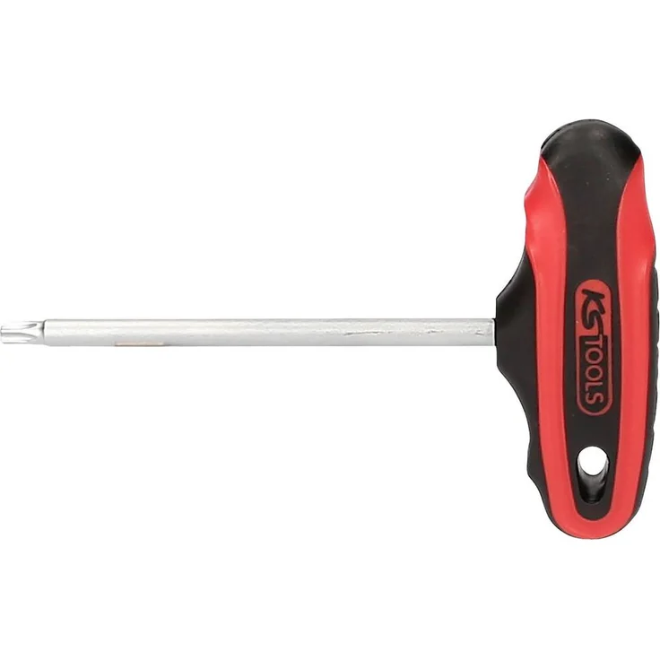 KS Tools 158.8024 Torx-Schraubendreher T 27, 2-Komponentengriff, durchgehend gehärtet, matt verchromt, Spezial-Werkzeugstahl – Bild 1