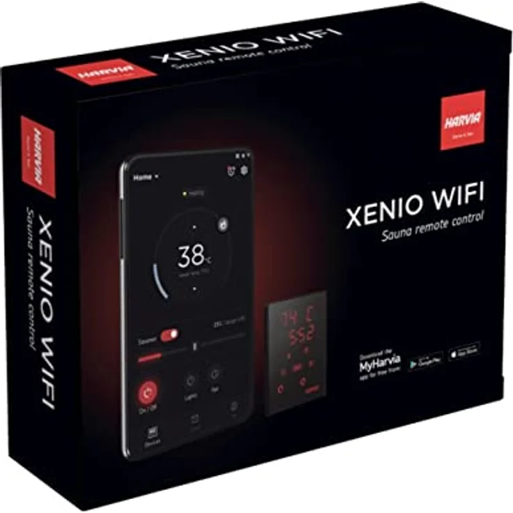Harvia Xenio CX001 WiFi Saunasteuerung inkl. Türsensor für Harvia XE Saunaofen und Xenio Steuerung – Bild 5