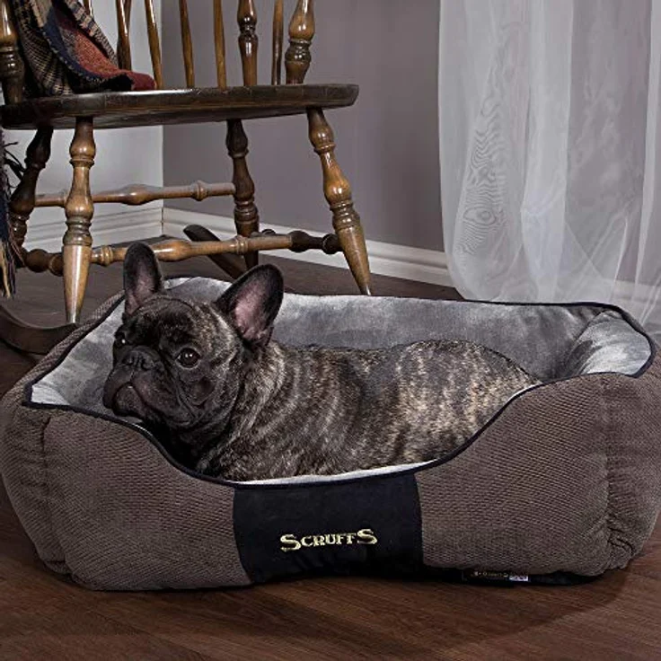 Scruffs Tierbett SCRUFFS® Chester Box Bett - Graphit, gemütliches Hundebett mit stilvollem Design – Bild 6