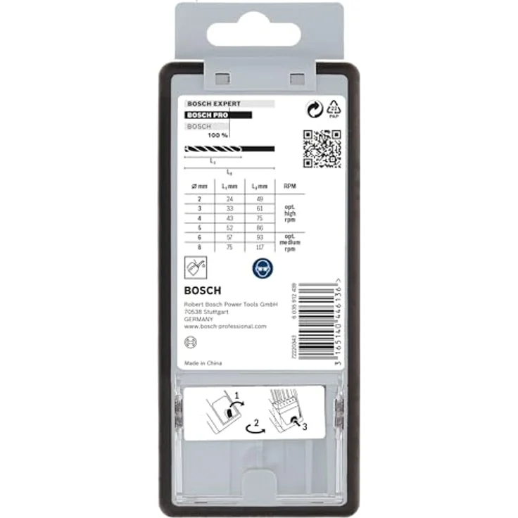 Bosch Professional 6tlg. Metallbohrer-Set HSS-G Robust Line (für Metall, geschliffen, Zubehör Bohrschrauber) – Bild 4