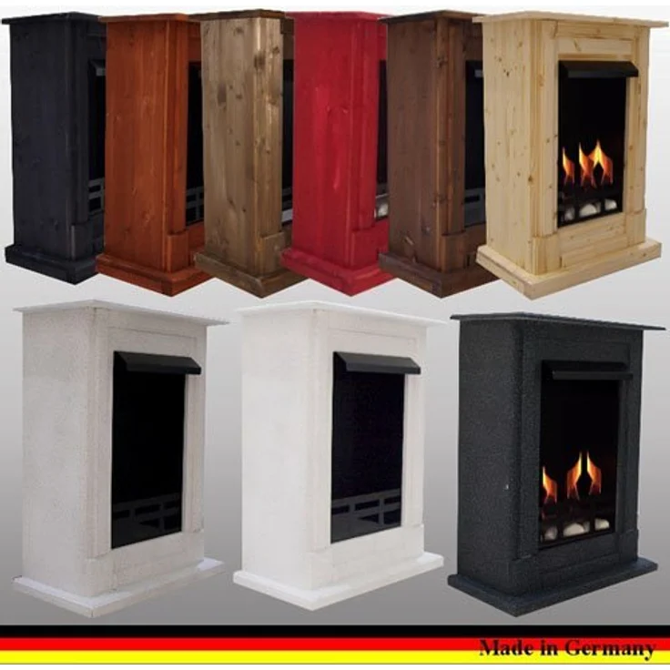 Kaminbau Mierzwa Ethanol und Gelkamin Modell Madrid Deluxe - Farbauswahl Eiche - Gratis zum Kamin das komplette Kaminzubehör – Bild 4