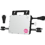 Hoymiles HMS-800W-2T Mikro-Wechselrichter mit integrierter WiFi DTU | inkl. HMS Field Connector | bis zu 2 PV-Module | 800 Watt | VDE konform | für Balkonkraftwerke