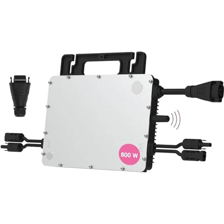 Hoymiles HMS-800W-2T Mikro-Wechselrichter mit integrierter WiFi DTU | inkl. HMS Field Connector | bis zu 2 PV-Module | 800 Watt | VDE konform | für Balkonkraftwerke – Bild 1