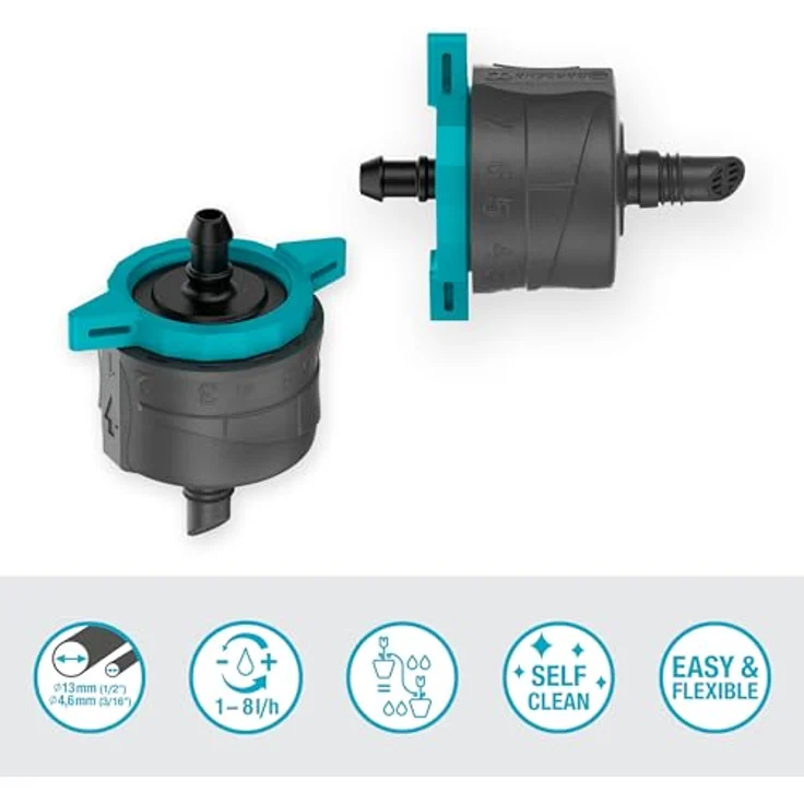 GARDENA Micro-Drip-System Endtropfer regulierbar druckkompensierend - 5 Stück... - Preisvergleich – Bild 2