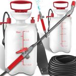 Retoo Drucksprüher 5 L Füllinhalt Gartenspritze Sprühgerät für den Pflanzenschutz Drucksprühgerät Universelle Sprühflasche für Essigsäure Wasser Dünger Verstellbare Düse Spiralschlauch - Preisvergleich