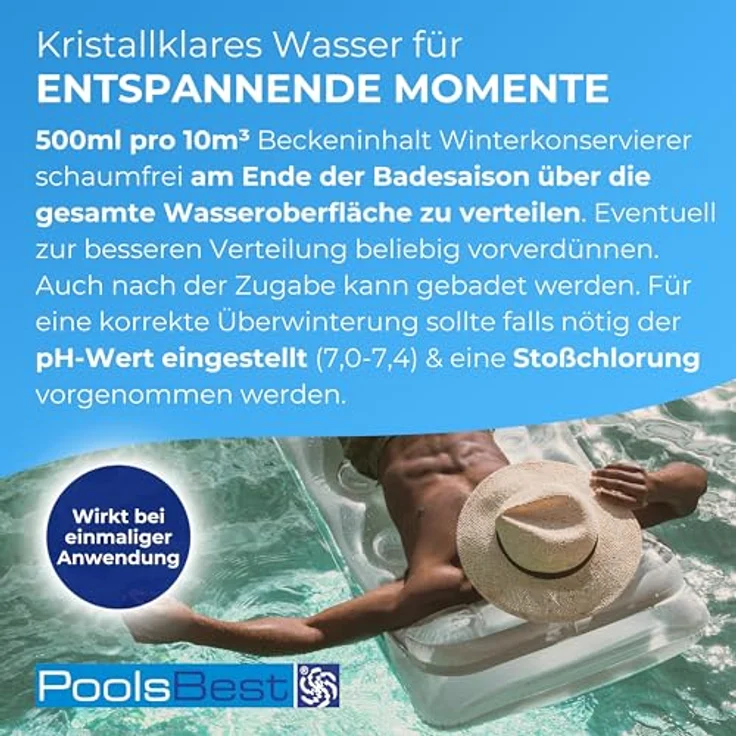10 l - PoolsBest® Überwinterungskonzentrat – Bild 4