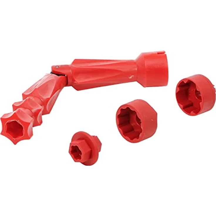 BGS 9599 Installationsschlüssel-Satz, 4-tlg. für WC-Sitz mit optimaler Hebelwirkung, für 6-10 mm Gewindestangen