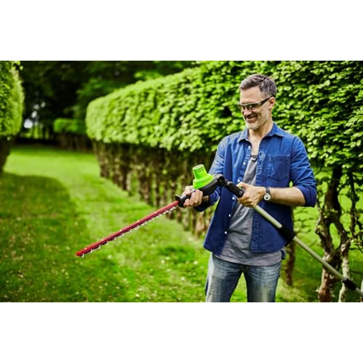 Greenworks GD60PHT51, 60V Teleskop-Heckenschere mit 51 cm Schnittlänge, Li-Ionen, ohne Akku, bürstenloser Motor – Bild 5