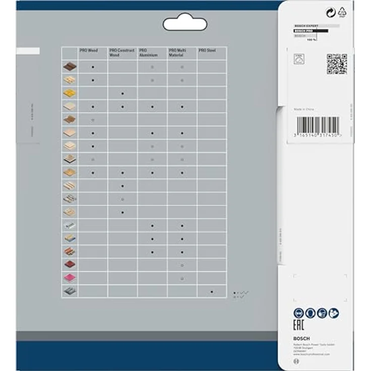 Bosch Professional Kreissägeblatt Multi Material (216 x 30 x 2,5 mm, 80 Zähne, Zubehör Kreissäge) – Bild 4
