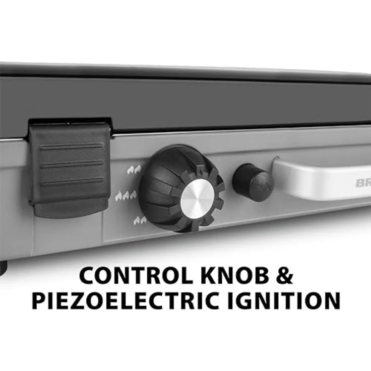 Brunner Devil Kookmaster GP, 2-flammiger Gaskocher mit Edelstahl-Kochfläche und piezoelektrischer Zündung, inkl. Grillplatten – Bild 5
