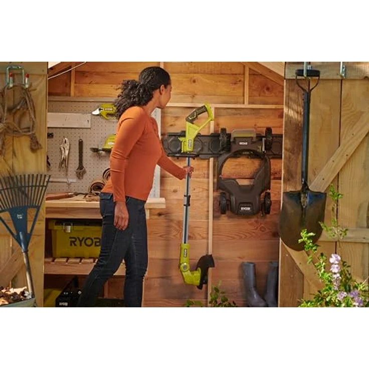 Ryobi Akku-City-Rasenmäher 'RY18LMC30A-120' 18 V ONE+ mit Akku, bis 200 m², leicht und kompakt, für kleine Gärten, grün – Bild 8