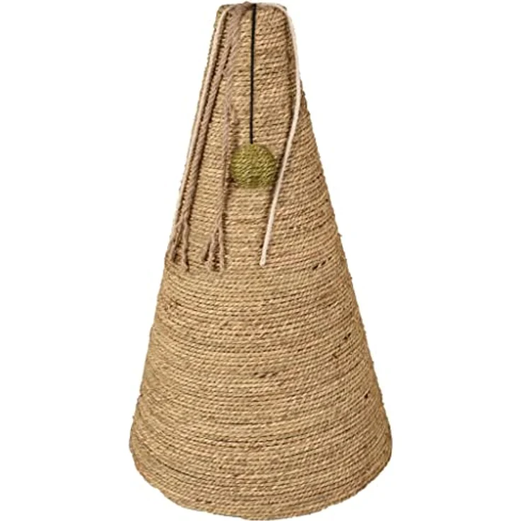 Flamingo KRATZKEGEL SEEGRAS 30x30x50CM, Kratzbaum aus Seegras – Bild 1