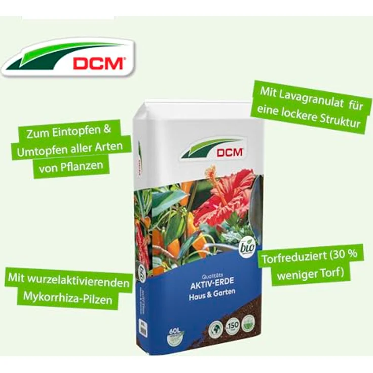 DCM Qualitäts Aktiv-Erde Haus & Garten, 60 Liter - Cuxin – Bild 3