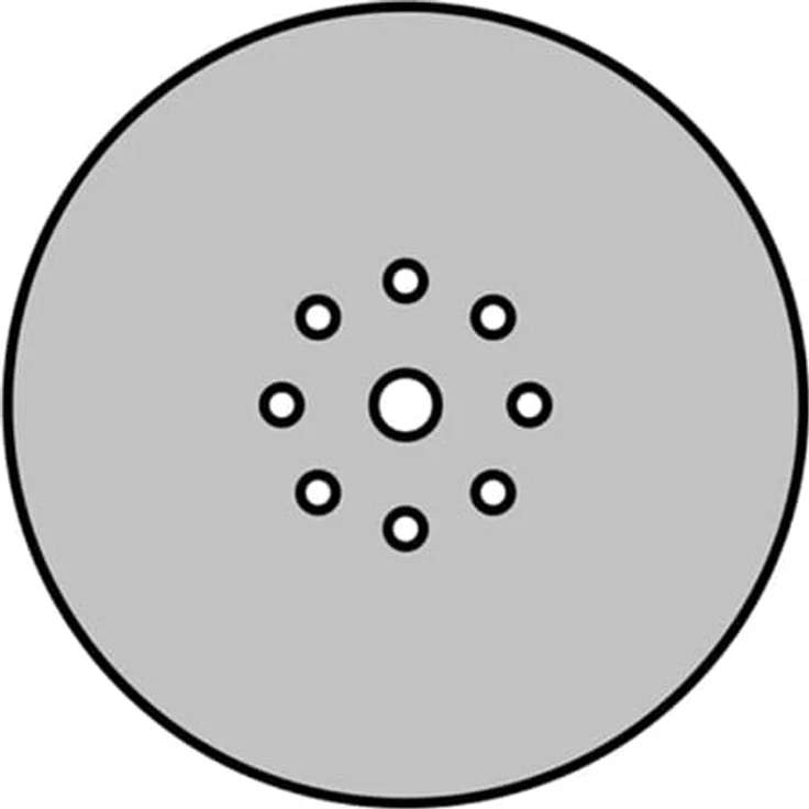 KLINGSPOR selbstklebender Schleifteller 225mm PS33BK gr.180 GLS38 -50Stk. – Bild 3