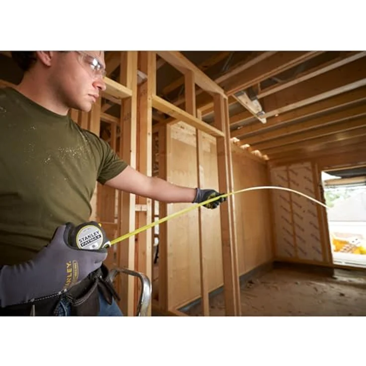 Dewalt Stanley FatMax Xtreme Maßband 8M, 32mm Breite, mit Fingerbremse und überdimensioniertem Haken, FMHT38217-0 – Bild 5
