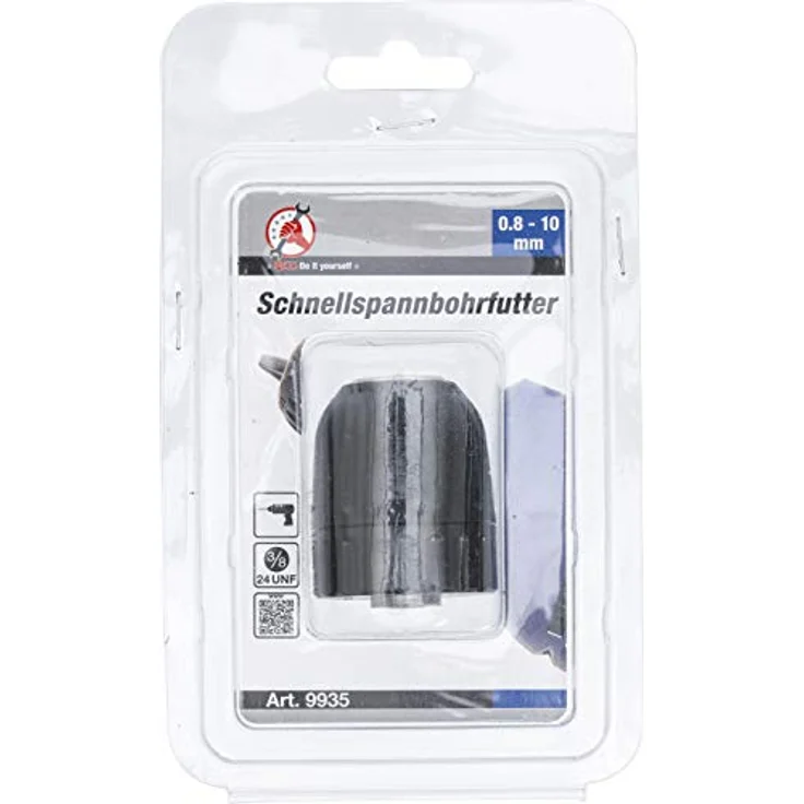 Kraftmann 9935 Schnellspannbohrfutter 0,8 - 10 mm - 3-8'' x 24 UNF – Bild 5
