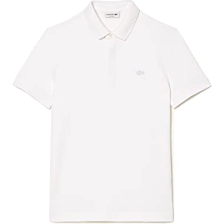 Lacoste Poloshirt Herren Poloshirt PARIS Regular Fit Kurzarm (1-tlg) in Unifarbenem Baumwoll-Piqué mit Logostickerei, kurzem Seitenschlitze am Saum – Bild 2