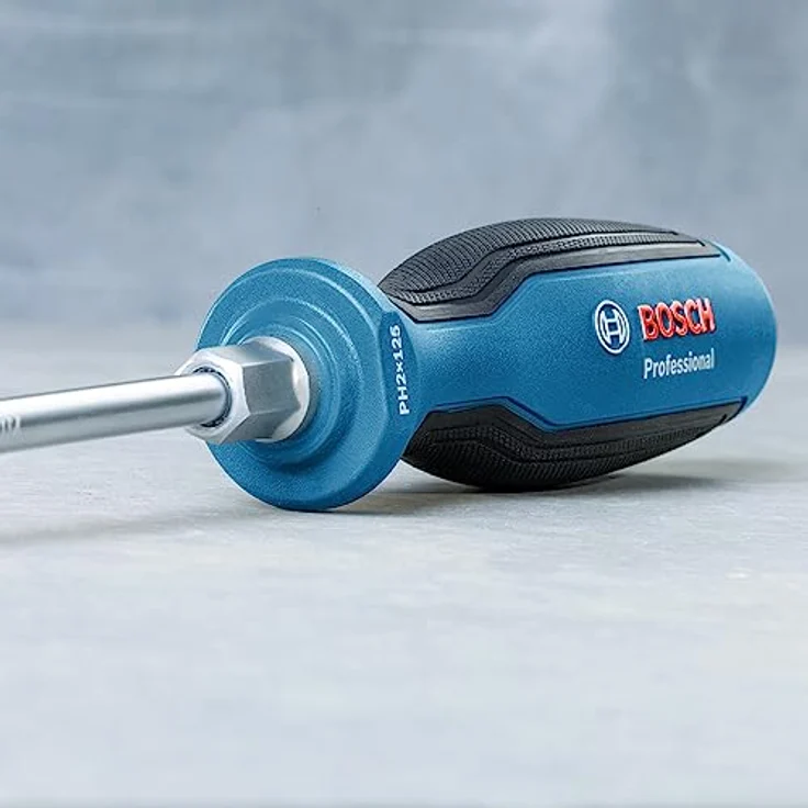 Bosch Professional SL6.5 x 125 mm Schraubendreher (Schlitz, durchgehende Stahlklinge, Stahlkappe und Sechskantansatz) – Bild 2