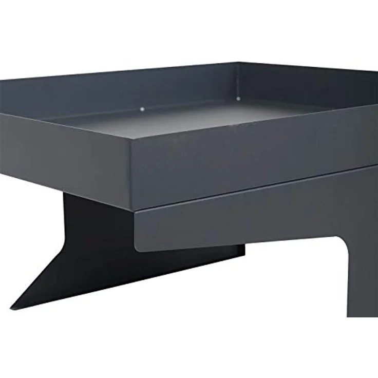 PROREGAL Mähroboter-Garage mit Pflanzkasten, Metall anthrazit, Witterungsschutz und robuste Konstruktion, 37x60x70cm – Bild 5