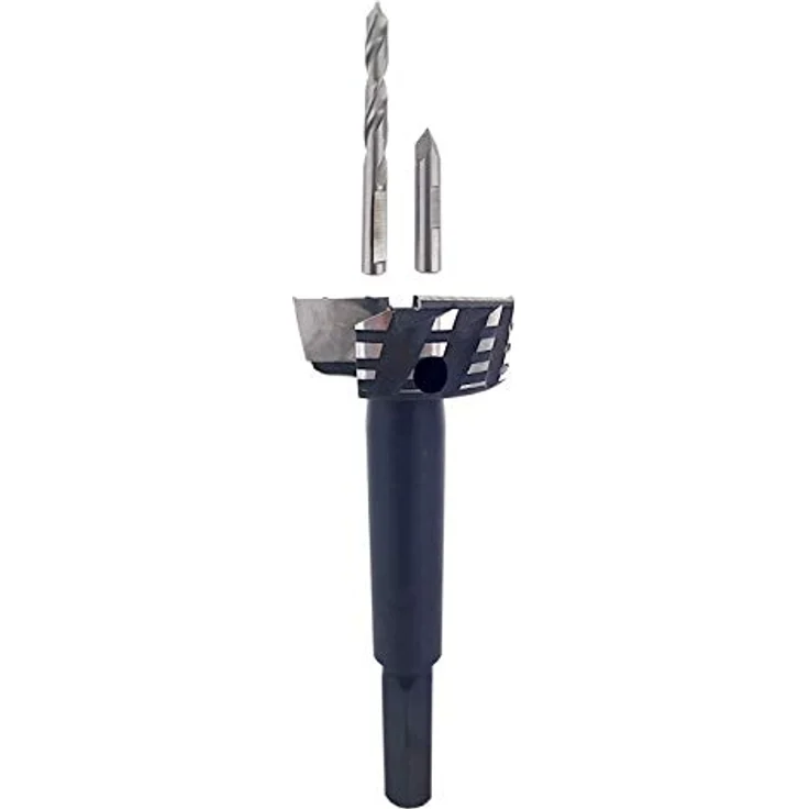 FAMAG Bormax HM prima Bohrer-Set 5-teilig (inkl. Zentrierspitze u. Vorbohrer, für alle Holzwerkstoffe, mit Holzbox) 1664505, grau – Bild 3