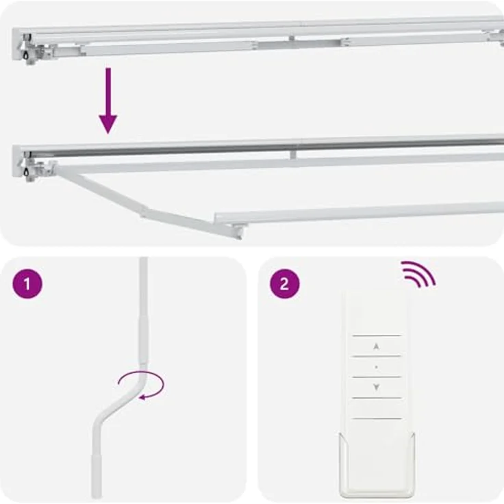 vidaXL Elektrische ausziehbare Markise, Braun 4 × 3,5 m, Wetterbeständiger Polyesterstoff, manuelle Kurbel und Fernbedienung – Bild 3