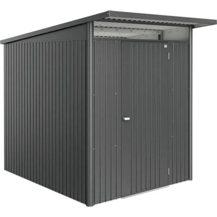 Biohort Gartenhaus AvantGarde Eco A2 180 x 260 cm mit Standardtür, dunkelgrau-metallic