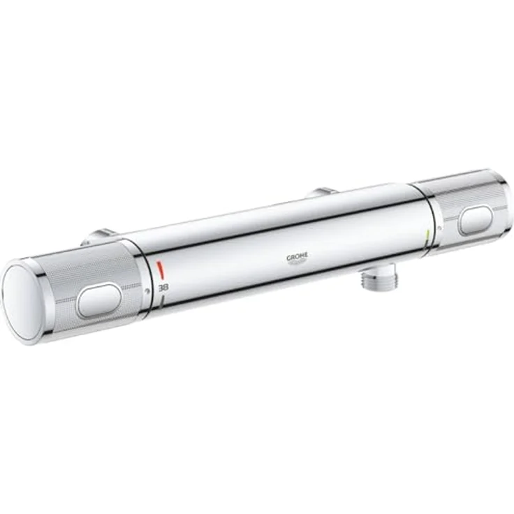 Grohe Grohtherm 1000 Performance Thermostat-Brausebatterie, CoolTouch Sicherheitsgehäuse, ergonomischer Metallgriff, Chrom – Bild 1