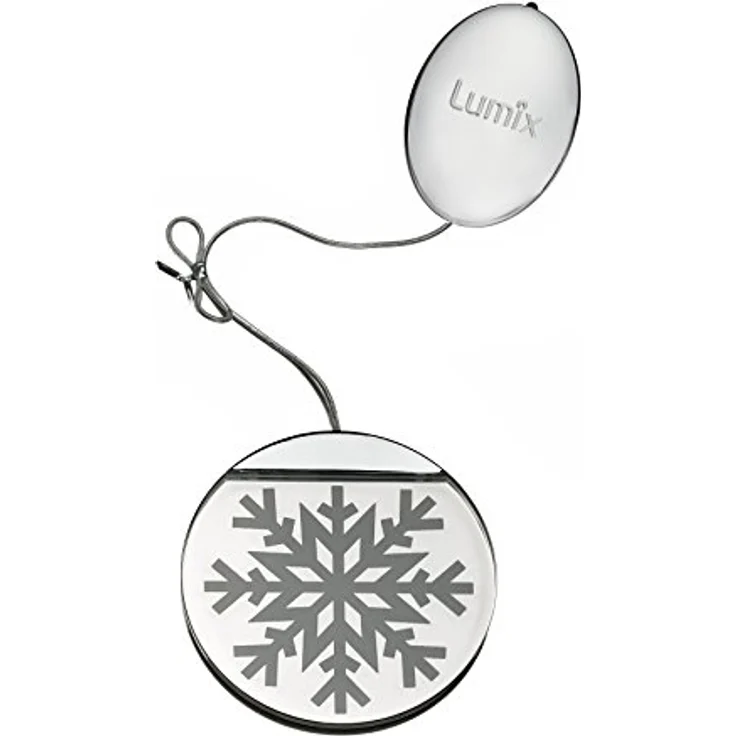 Krinner Lumix Deco Lights LED-Acrylglastaler Schneekristall – Bild 3