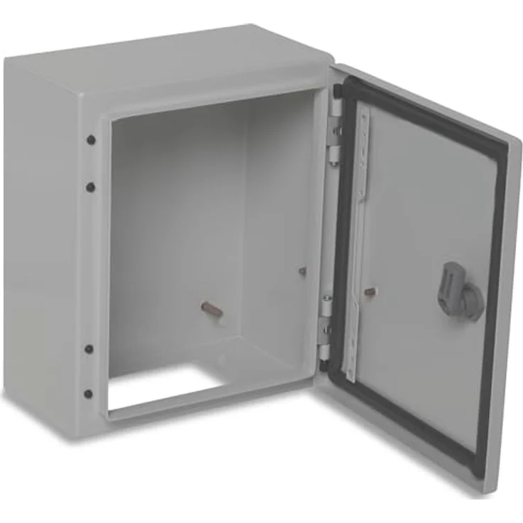 BOXEXPERT® Verteilerkasten außen IP66, wasserdicht, Stahlblech, 300x250x150mm, Serie Treva, sicherer Schutz vor Witterungseinflüssen – Bild 2