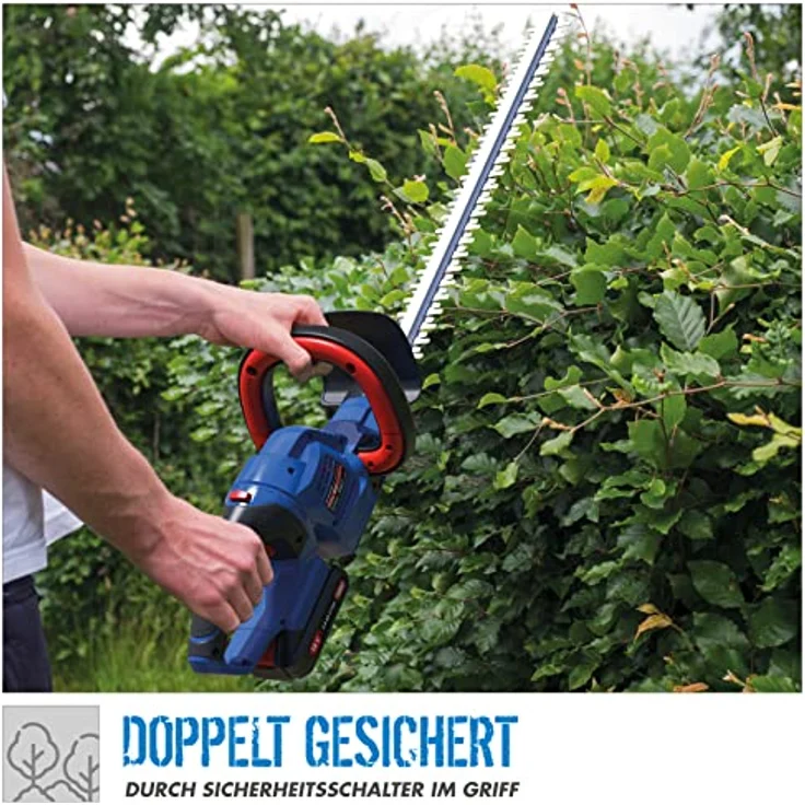 Guede HS 18-201-05 Akku-Heckenschere, 51 cm Schnittlänge – Bild 4