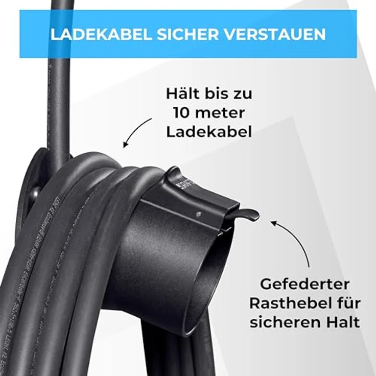 Wandhalterung für Typ 2-Ladekabel (Plug Holder) – Bild 3
